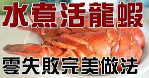 【通少食譜】零失敗水煮活龍蝦（how to boil lobster)