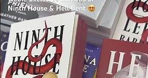 B&N exclusive editions of Ninth House & Hell Bent by Leigh Bardugo 😍 #books #leighbardugo