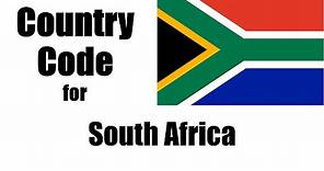 South Africa Dialing Code - South African Country Code - Telephone Area Codes in South Africa