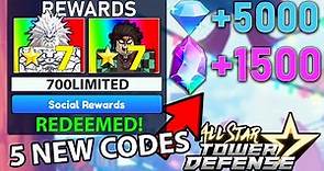 *NEW* WORKING ALL CODES FOR All Star Tower Defense IN 2024 APRIL! ROBLOX CODES