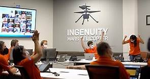 NASA’s Ingenuity Mars Helicopter Successfully Completes First Flight
