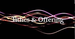 Tithes & Offering Loop