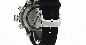 Invicta Men's Venom Stainless Steel Quartz Watch with Silicone Strap, Black, 31 (Model: 22357)