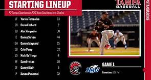 Starting lineup for Tampa... - University of Tampa Athletics