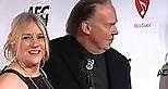 Neil Young and his wife Pegi, seen together during an interview
