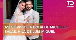 Revelan FOTOS OFICIALES de la boda de Michelle Salas y Danilo Díaz