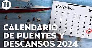 ¡Prepara tus vacaciones! Días festivos y puentes de descanso obligatorio en México para 2024