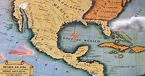 El mapa de MÉXICO publicado en Londres en 1794