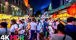 【新北永和】新北最熱鬧夜市之一/樂華夜市週末現況｜4K HDR｜One of the Best Night Markets in New Taipei - Lehua Night Market