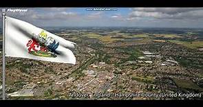 Andover, England Flag - Hampshire County