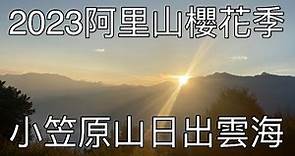 2023阿里山櫻花季小笠原山觀景台日出與雲海2023/03/25