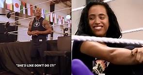 The Rock visits NXT The Performance Center | Simone Johnson 4th generation