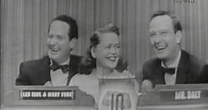 What's My Line? - Les Paul & Mary Ford; Margaret Truman [panel] (Jun 13, 1954)