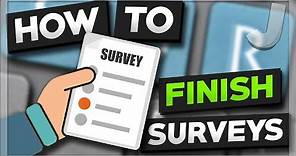 The Correct Way To Complete Online Surveys