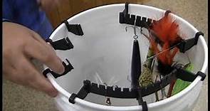 Bucket Lure Holder Demo by: DUBRO Fishing
