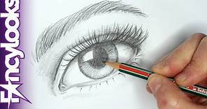 Cómo dibujar un ojo realista con lápiz - paso a paso