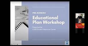 SF State Pre-Nursing Educational Plan Workshop Fall 2020 11 18 2020