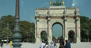 Arc de Triomphe du Carrousel in Paris, France (the other Arc de Triomphe near the Louvre)