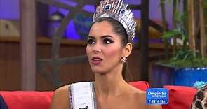 Entrevista Miss Universo, Paulina Vega, en Despierta América - Parte 1