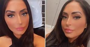 Jersey Shore's Angelina looks unrecognizable in low-cut crop top after surgery