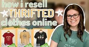 how to start a thrift & resale business | how I sell used clothing on Facebook Marketplace!