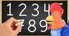 Aprender os Números - Números para as Crianças 1 a 10 - Aprendendo a Contar até 10