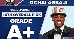 Ochai Agbaji selected No. 14 overall by the Cleveland Cavaliers | 2022 NBA Draft | CBS Sports HQ