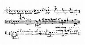 Walton - Passacaglia (1982) for solo cello [w/ score]