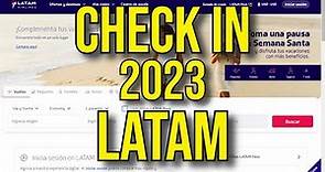 Check in en LATAM Airlines 2023