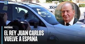 El rey Juan Carlos vuelve a España para asistir a una regata