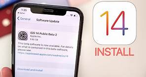 iOS 14 Public Beta Released - How to Install!