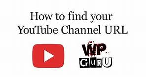 How to find your YouTube Channel URL