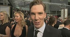 Oscars 2014: Benedict Cumberbatch's excitement on the red carpet