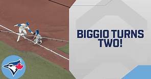 Cavan Biggio starts INCREDIBLE double play!