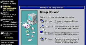 How to install Windows 98