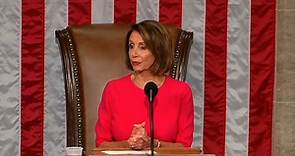 Pelosi gets standing ovation over climate change