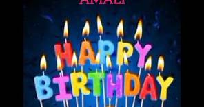 Amali Name Happy Birthday to you Video Song Happy Birthday Song with names