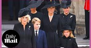 Queen Elizabeth II funeral: Prince George and Princess Charlotte attend Her Majesty's funeral