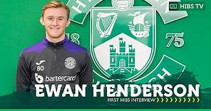 'This Is The Perfect Club For Me' - Ewan Henderson | First Hibs Interview | Hibernian FC