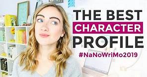 How to Create a CHARACTER (The Best Character Profile)