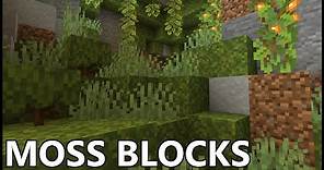 How To Get MOSS BLOCKS In MINECRAFT