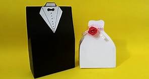 Gift box | bride and groom gift box | paper craft ideas | DIY | gift ideas | wedding gift box |