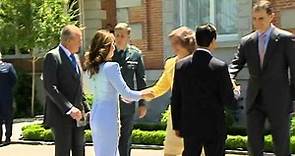 Los Reyes y los Príncipes almuerzan con Enrique Peña Nieto y su esposa en el Palacio de la Zarzuela