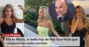 Ella es Maria, le bella hija de Pep Guardiola que conquista las redes sociales
