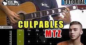 Cómo tocar Culpables de Manuel Turizo en Guitarra | Tutorial + PDF GRATIS