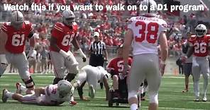 How to Walk-On to a Division 1 Football Program