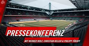 LIVE: Pressekonferenz mit Werner Wolf, Christian Keller & Philipp Türoff | 1. FC Köln