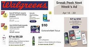What is Going On With These Deals - Walgreens Weekly Ad Preview 4/14 - 4/20
