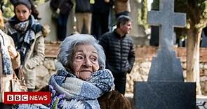 Franco victim's daughter buried next to him after long battle