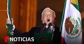 Así fue 'El Grito' por el 211 aniversario de la Independencia de México | Noticias Telemundo